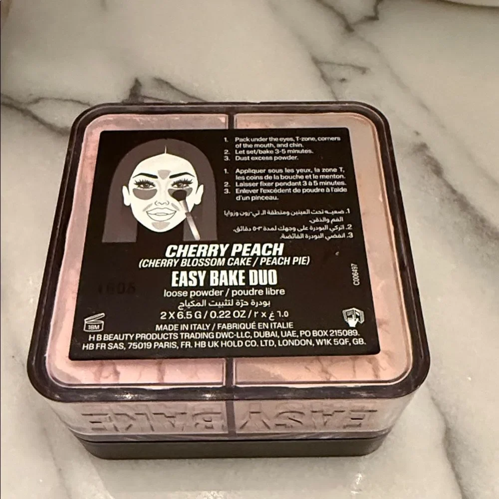 Huda Beauty EASY BAKE DUO LOOSE POWDER No puff